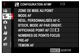 FUJIFILM XT3 - MODIF/ENR REG PERSO - 5