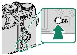 FUJIFILM XT3 - La touche DISP/BACK - 2