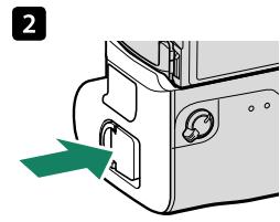 FUJIFILM XT3 - Insertion et retrait des batteries - 2