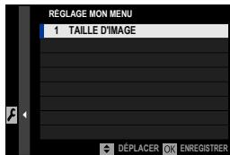 FUJIFILM XT3 - RéGLAGE MON MENU - 5
