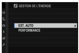 FUJIFILM XT3 - GESTION DE L'ENERGIE - 1