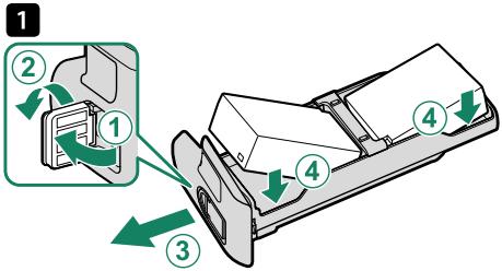 FUJIFILM XT3 - Insertion et retrait des batteries - 1
