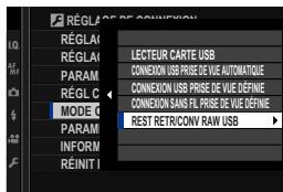 FUJIFILM XT3 - Création de copies JPEG à partir d'images RAW : FUJIFILM X RAW STUDIO - 1