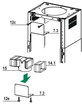 FABER LINEAL iLOT ASO - Sortie de l'air version filtrante - 1