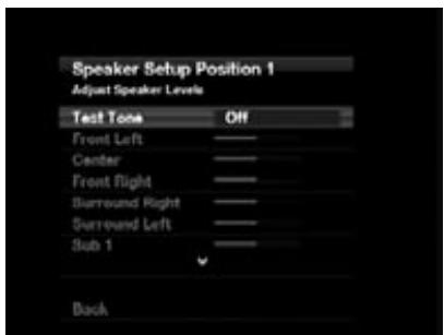 HARMAN KARDON AVR-660 - ÉTAPE L'ATRE - Configurations niveaux de sortie des canaux - 1