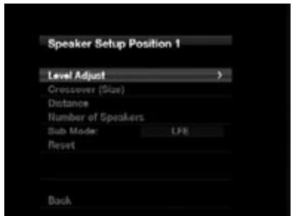 HARMAN KARDON AVR-660 - ÉTAPE TROIS - Menu Configuration manuelle - 1