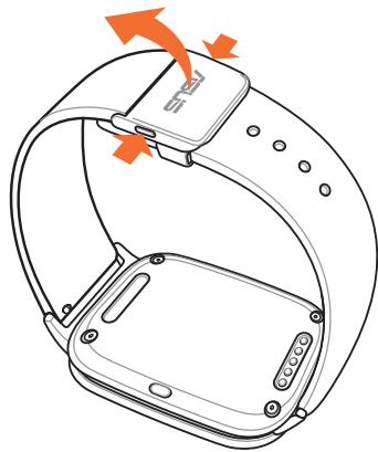 ASUS ZEN WATCH - Ajuster le bracelet - 1