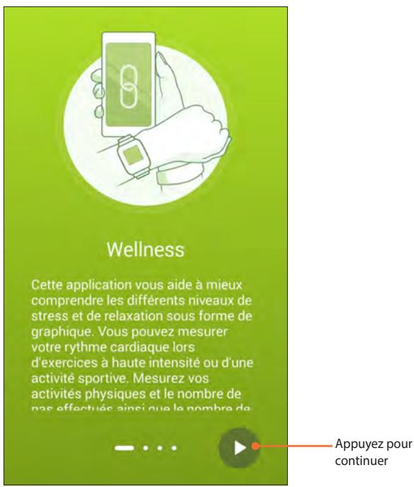 ASUS ZEN WATCH - Utiliser ASUS wellness pour la première fois - 1