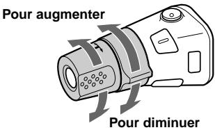 Pour augmenter Pour diminuer
