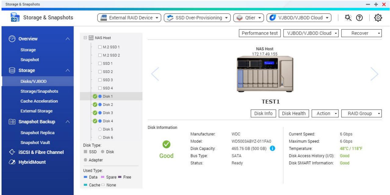 QNAP TS-231K - Gestion de disque - 1