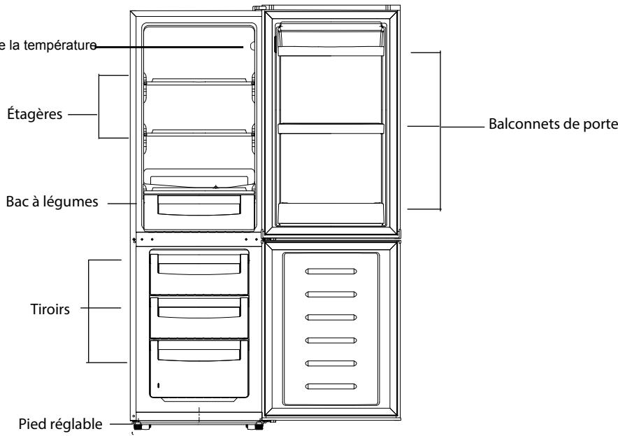 PROLINE PLC234SL - Compartment du réfrigérateur - 1