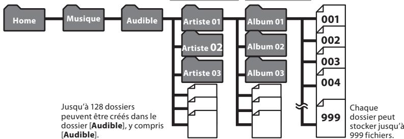 OLYMPUS DM 550 - A propos du dossier pour le Contenu Audible - 1