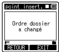OLYMPUS DM 550 - Réorganisation des fichiers [Remplacer] - 5