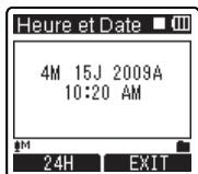 OLYMPUS DM 550 - Appuyez sur la touche OK pour valider le réglage. - 1