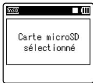 OLYMPUS DM 550 - Insertion d'une carte microSD - 5
