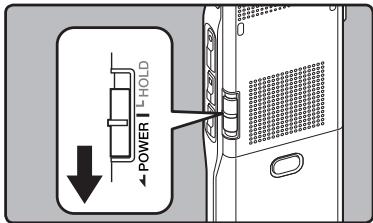 OLYMPUS DM 550 - Couper l'alimentation - 1