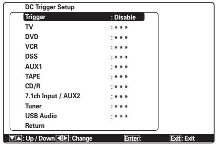 MARANTZ SR 6003 - 5-2 CONFIGURATION DU DÉCLENCHEUR CC - 1