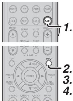 MARANTZ SR 6003 - CHANGER LES INFORMATIONS SIRIUS SUR L'AFFICHEUR DU PANNEAU AVANT - 5