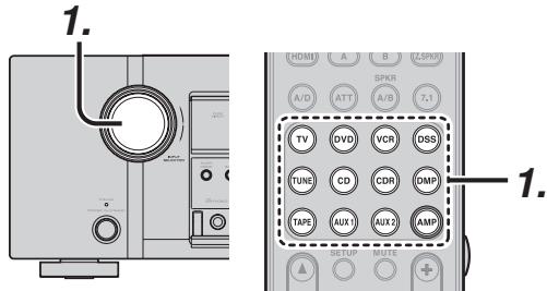 MARANTZ SR 6003 - Pour enregistrer le signal de source d'entrée de l'émission que vous êtes en train de regarder ou d'écouter - 1