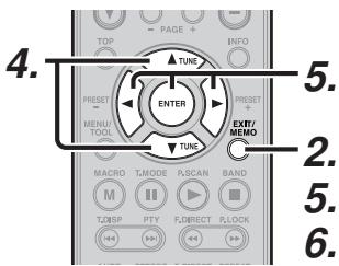 MARANTZ SR 6003 - SAISIE DU NOM DES STATIONS PRÉSÉLECTIONNÉES - 2