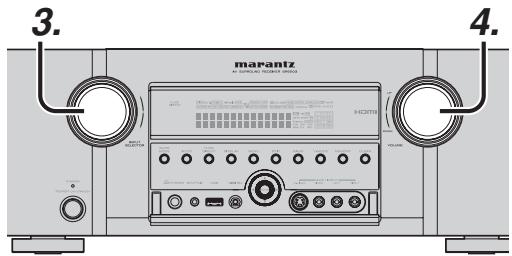 MARANTZ SR 6003 - LECTURE DE ZONE PAR LES BORNES D'ENCEINTES DE ZONE A - 1