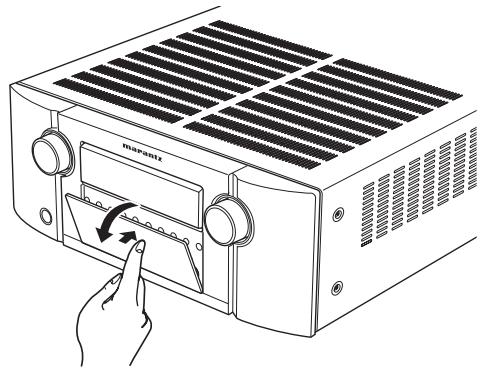 MARANTZ SR 6003 - Ouverture et fermeture de la porte du panneau avant - 1