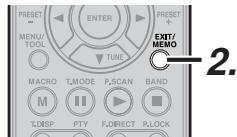MARANTZ SR 6003 - MÉMOIRE DE PRÉSÉLECTION - 2