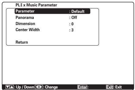 MARANTZ SR 6003 - 3-2 PLIIx (PRO LOGIC IIx) MUSIC PARAMETER - 1