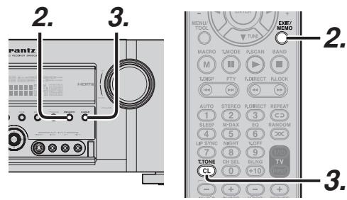 MARANTZ SR 6003 - EFFACER LES STATIONS PRÉSÉLECTIONNÉES DE LA MÉMOIRE - 1