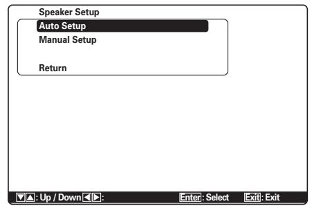 MARANTZ SR 6003 - SPEAKER SETUP (CONFIGURATION DES ENCEINTES) - 1