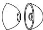 SHURE JSH E3CNC - TYPES DE MANCHONS - 2