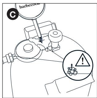 BARBECOOK BARBECUE GAZ QUISSON - Vérifier l'étanchéité au gaz - 5