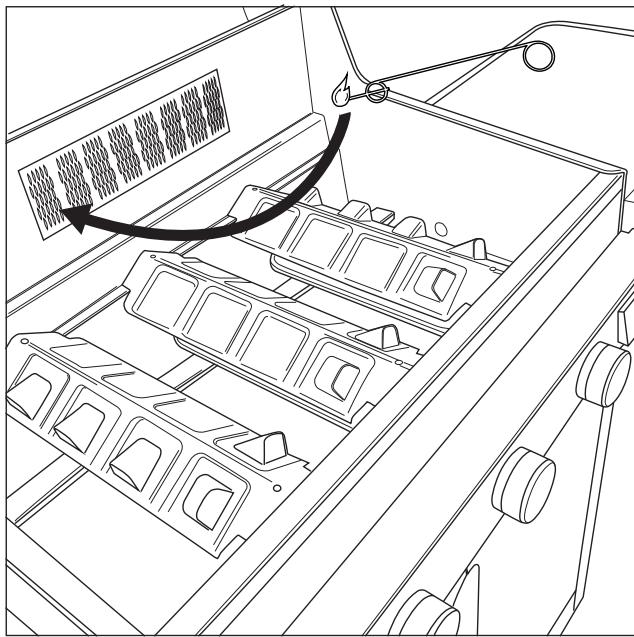 BARBECOOK BARBECUE GAZ QUISSON - Utilisation d'une allumette - 1
