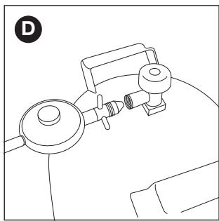 BARBECOOK BARBECUE GAZ QUISSON - Raccorder le tuyau et la bonbonne au détendeur - 4