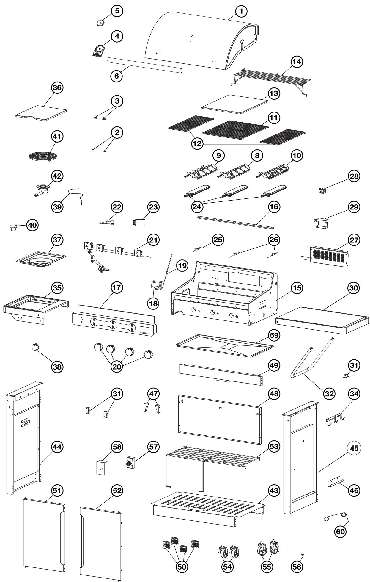 BARBECOOK BARBECUE GAZ QUISSON - Illustrations - 1