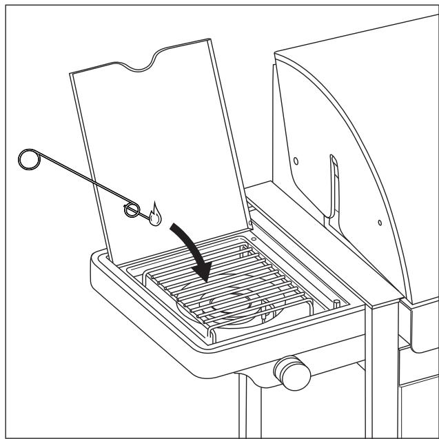 BARBECOOK BARBECUE GAZ QUISSON - Utilisation d'une allumette - 1