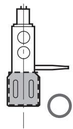 TECHNICS SL-1200M7L - Fixez une cellule de lecture (achetée en magasin) provisoirement. - 4