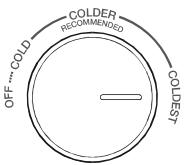 SCHNEIDER SCCB285NFW - Recommandation de réglage de la température - 1