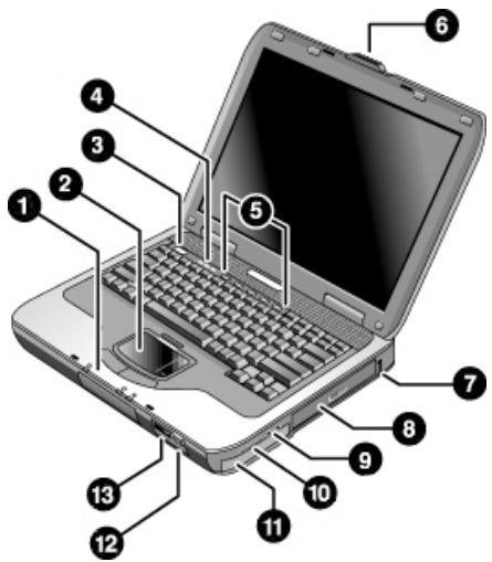COMPAQ 319954-051 - Éléments des panneaux avant et droit - 2