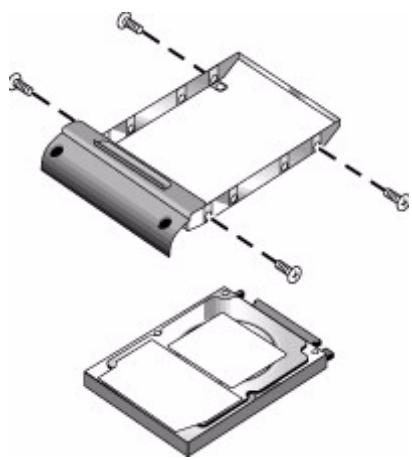 COMPAQ 319954-051 - Remplacement du support du disque dur - 1