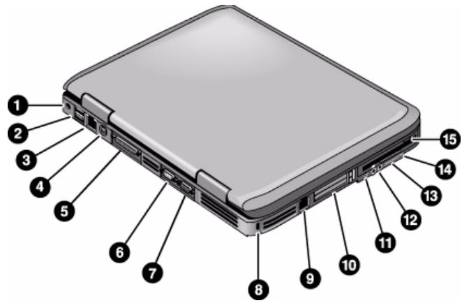 COMPAQ 319954-051 - Éléments des panneaux gauche et arrêté - 1