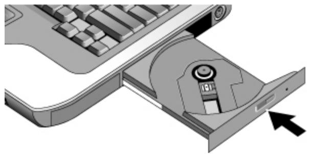 COMPAQ 319954-051 - Insertion ou retrait d'un CD ou d'un DVD - 3