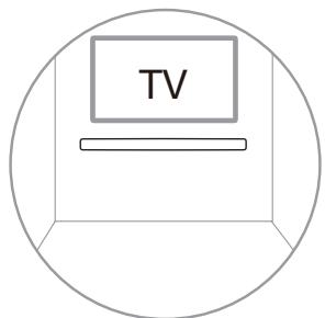 TCL Q85HE - Montage mural de la barre de son - 1