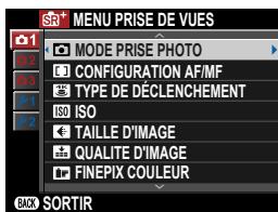 FUJIFILM FINEPIX XP 140 - Utilisation des menus - 2