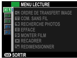 FUJIFILM FINEPIX XP 140 - Le menu lecture (1 / 2 / 3) - 1
