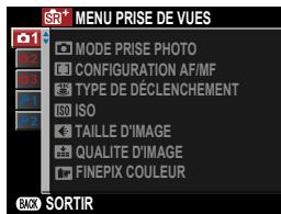 FUJIFILM FINEPIX XP 140 - MENU PRISE DE VUES (1 / 2 / 3) - 2