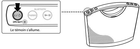 SONY SRS-BTM8B - Mise sous/hors tension du système - 2