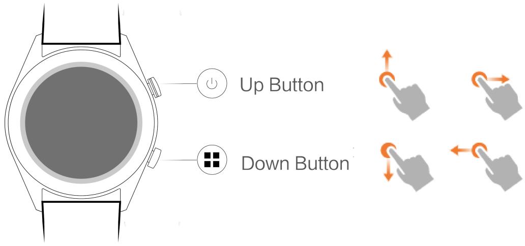 HUAWEI SMARTWATCHGT2 - Boutons et gestes - 1