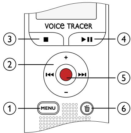 PHILIPS DVT1200 - Boutons (DVT2000) - 1