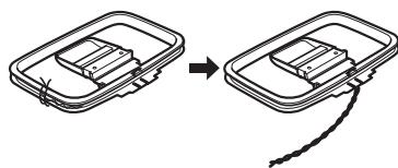 MARANTZ CR-502 - Montage de l'antenne-cadre AM - 1